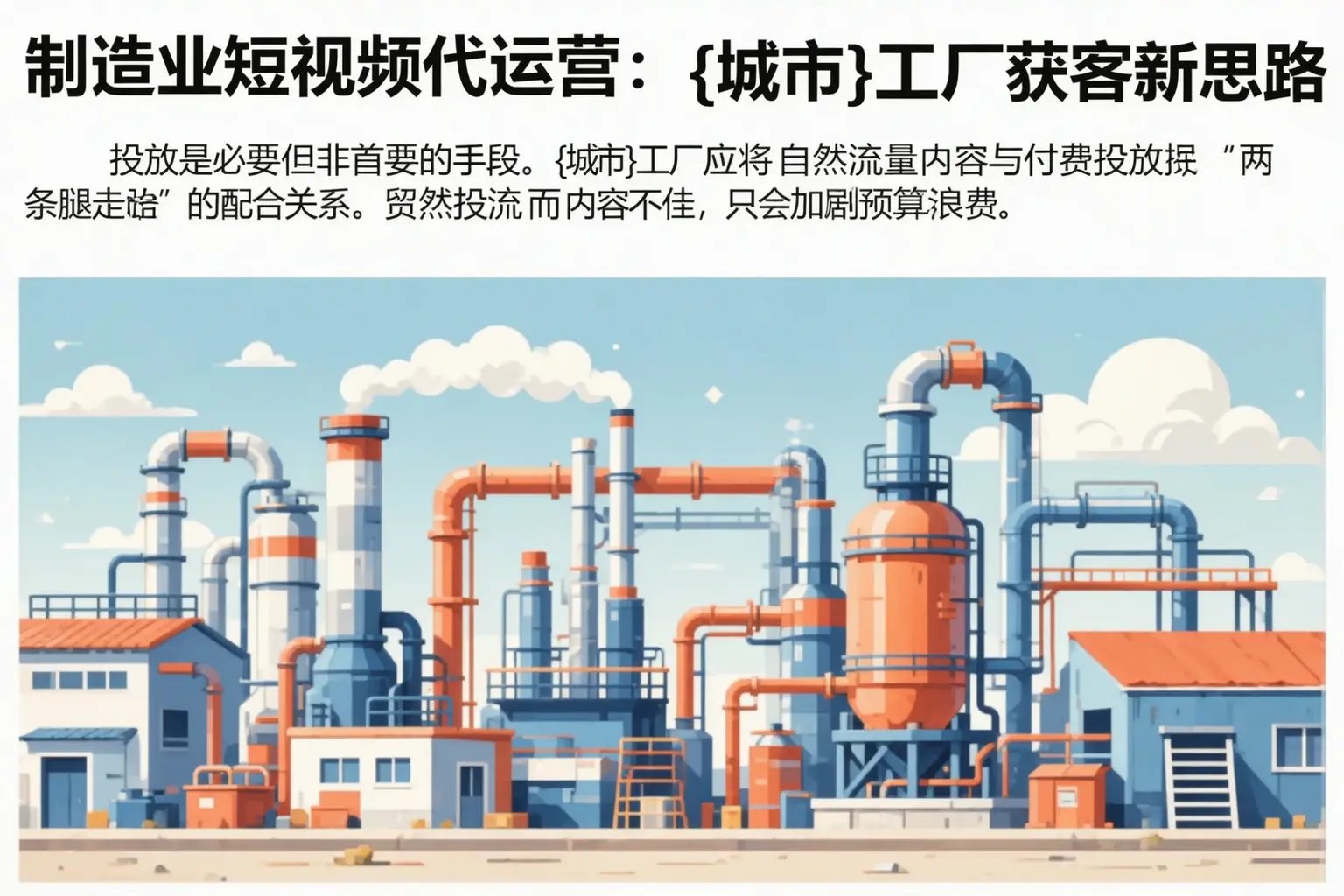 制造业短视频代运营：镇平工厂获客新思路